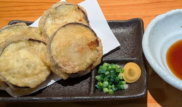 豚ミンチの揚げ茄子餃子